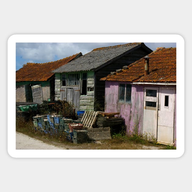 Beach hut Sticker by Zamen